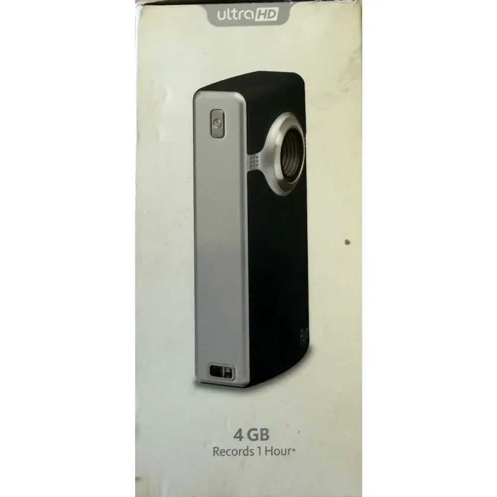 Cisco Flip Video UltraHD Video Camera (Black, 1 Hour) U260B New Sealed 4GB